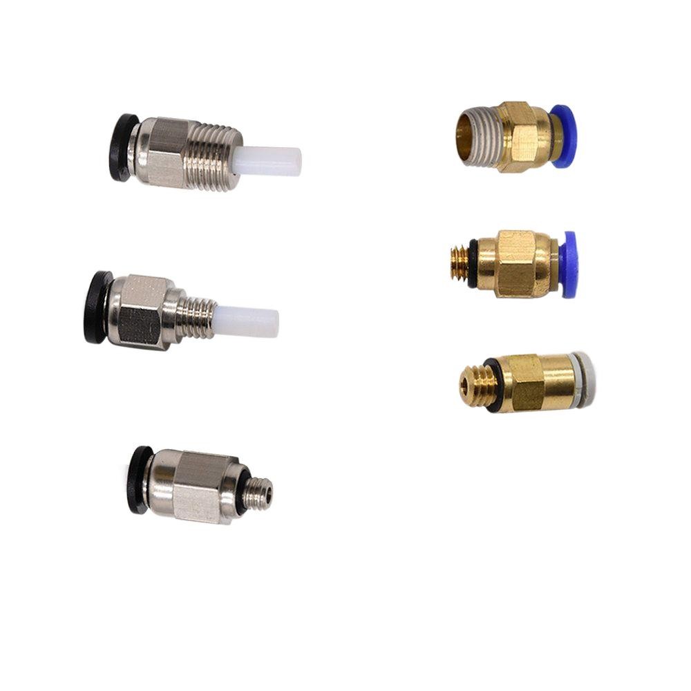 3D การพิมพ์อุปกรณ์เสริม PC4-01 PC4-M6 PC4-M5 KJH04-M6 PC6-01 ข้อต่อนิวเมติกภายนอก