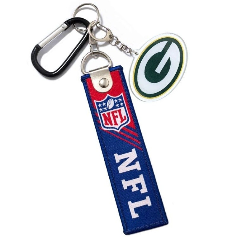 NFL Dallas คาวบอย Kansas Chiefs Crows Saints 49ers พวงกุญแจฟุตบอลจี้อุปกรณ์เสริมพัดลม