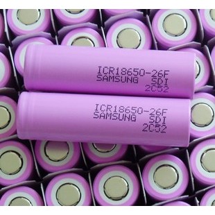 ยี่ห้อใหม่นําเข้าเหมาะสําหรับ Samsung ชาร์จสมบัติ 18650 แบตเตอรี่ลิเธียม 2600mAh ICR18650-26FM
