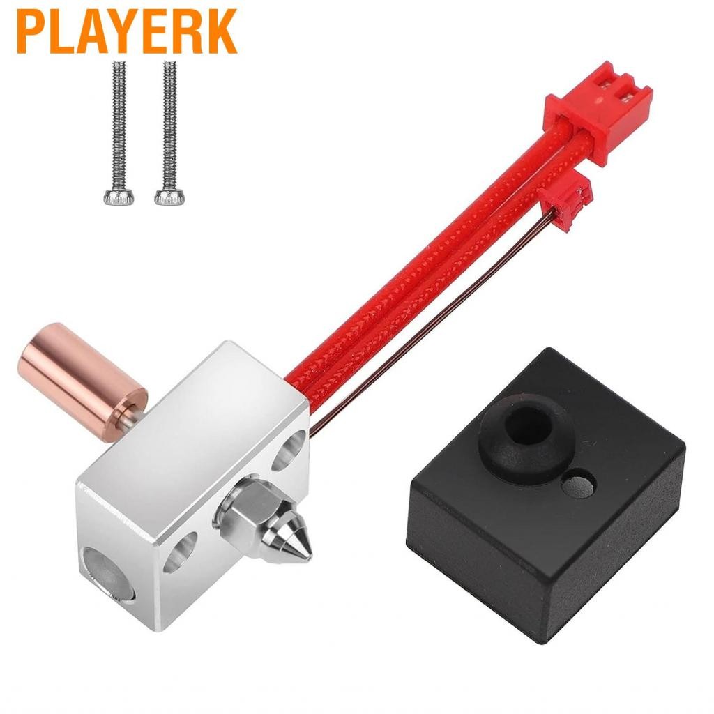 PlayerK เครื่องพิมพ์ 3 มิติชุด Hotend Set Bimetal Nozzle คอความร้อนที่ดีการนำความร้อนมาตรฐานการออกแบ