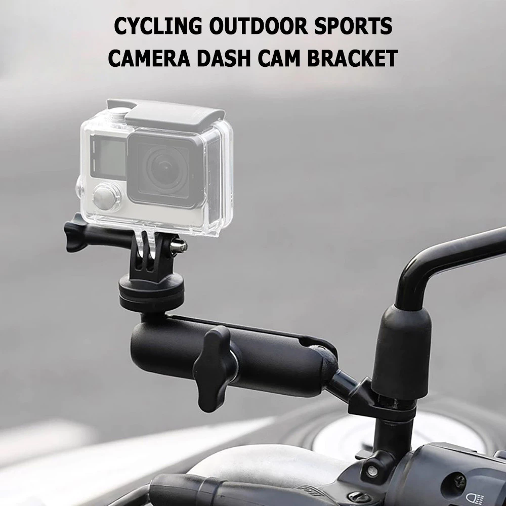 ขายึดเเฮนด์ ที่ยึดกล้องแอคชั่นแคม Action camera สำหรับติดมอเตอร์ไซด์ สำหรับ ล็อคแฮนด์บาร์ ก้านกระจก thumbnail 5