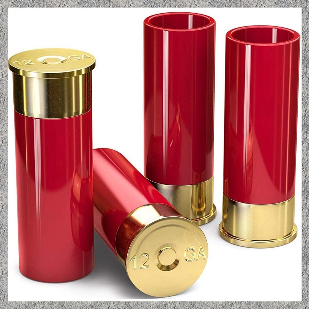 4PCS 12 Gauge Shot แว่นตา Tequila Shot Glass