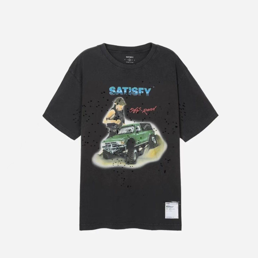 SATISFY Series เสื้อยืดแขนสั้นคลาสสิก