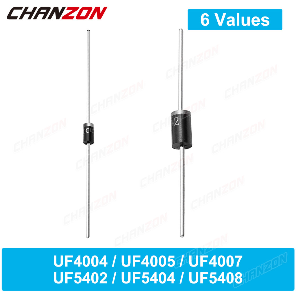 Ultra Fast Recovery Diode Rectifier UF4004 UF4005 UF4007 UF5402 UF5404 UF5408 DO-41 DO-201AD UF 4004