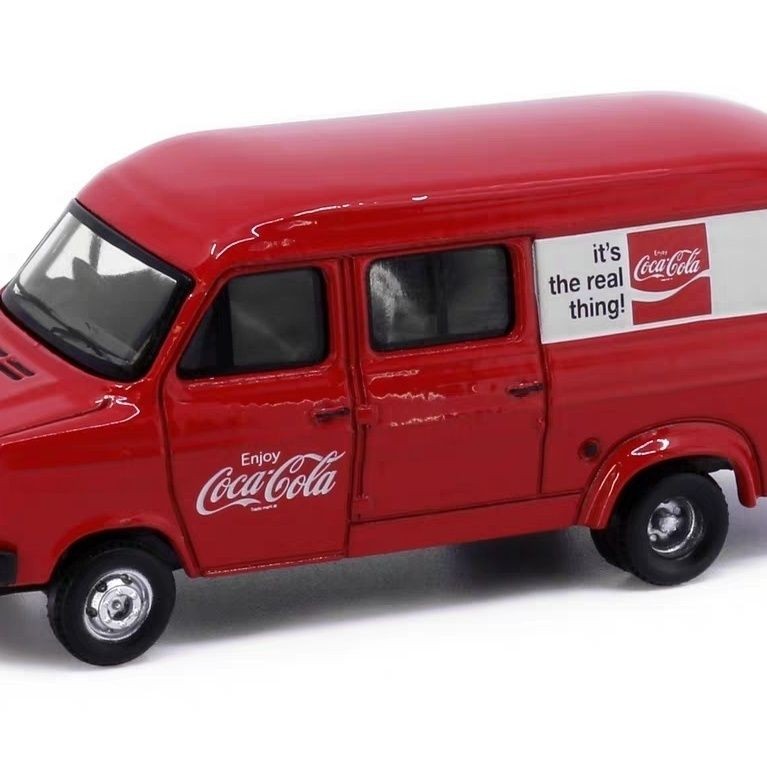 1/76 Micro Shadow Tiny Coca-Cola Big Head Fortune Coca-Cola Car Model 6.9 ซม. ออกจากรุ่นพิมพ์