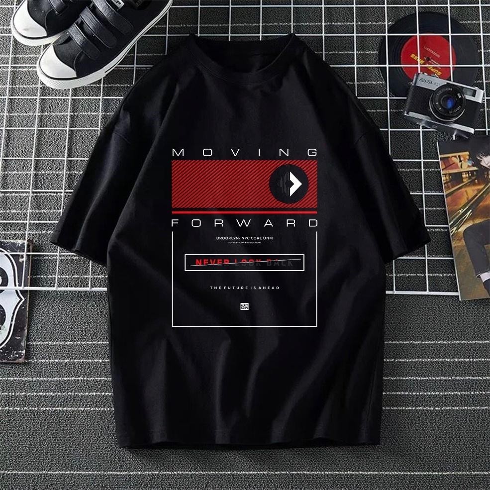 KATUN T-SHIRT ผ้าฝ้ายพรีเมี่ยม 100% 220g Cotton. WALKING OUT THE FUTURE เสื้อยืด STREETWEAR ผู้ชายผู