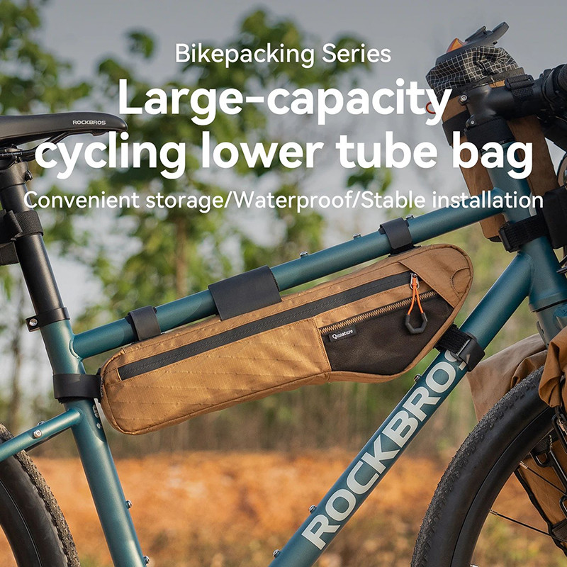 Down Tube Bag กระเป๋ากรอบด้านหน้า มัลติฟังก์ชั่น สำหรับจักรยานเสือหม้อมและMTB