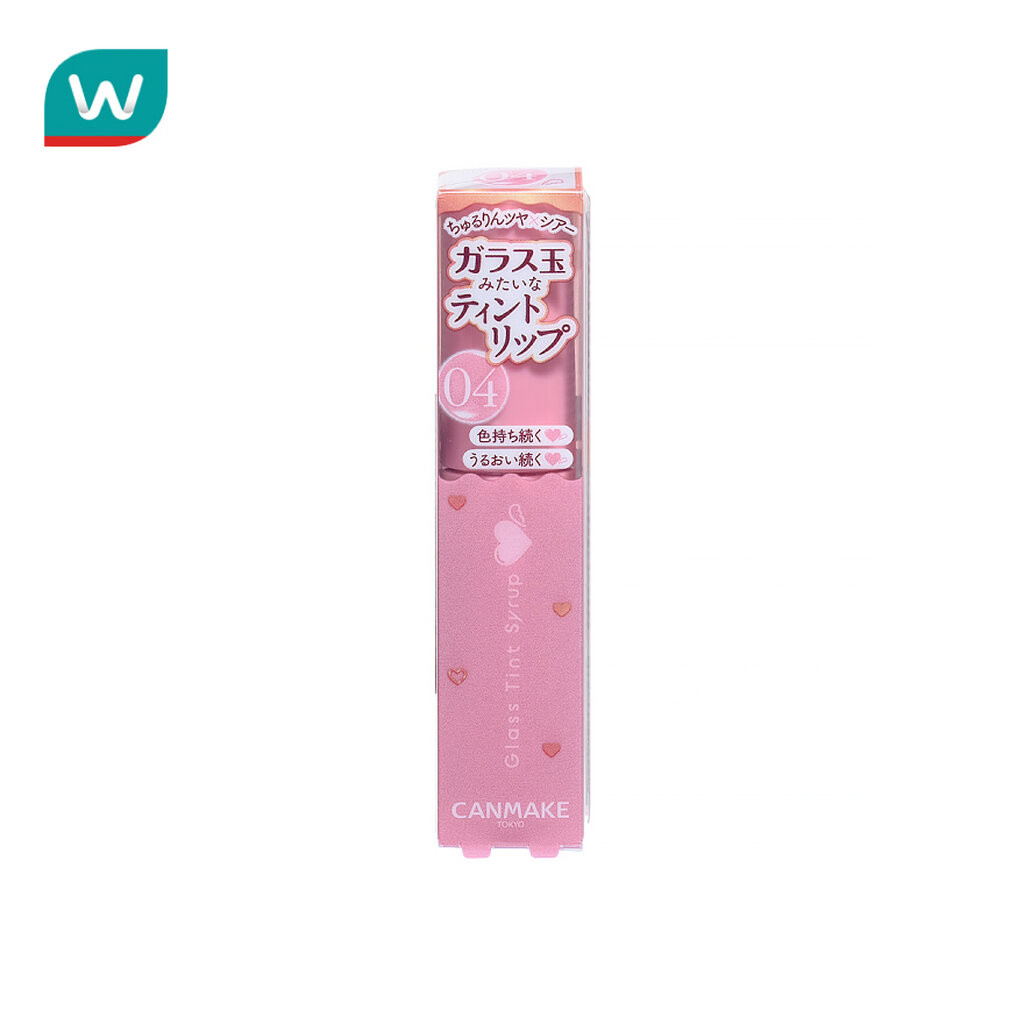 Canmake แคนเมค กลาส ทินท์ ไซรัป 3.1ก. 04 บลิสฟูล พิงค์
