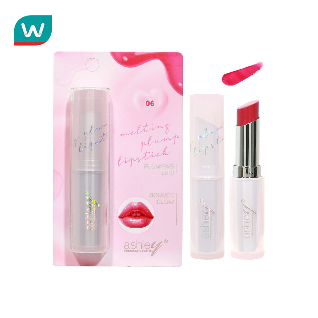Ashley แอชลี่ย์ เมลติ้ง พลัม ลิปสติก 3.1ก. 06 มิดไนท์ เดท