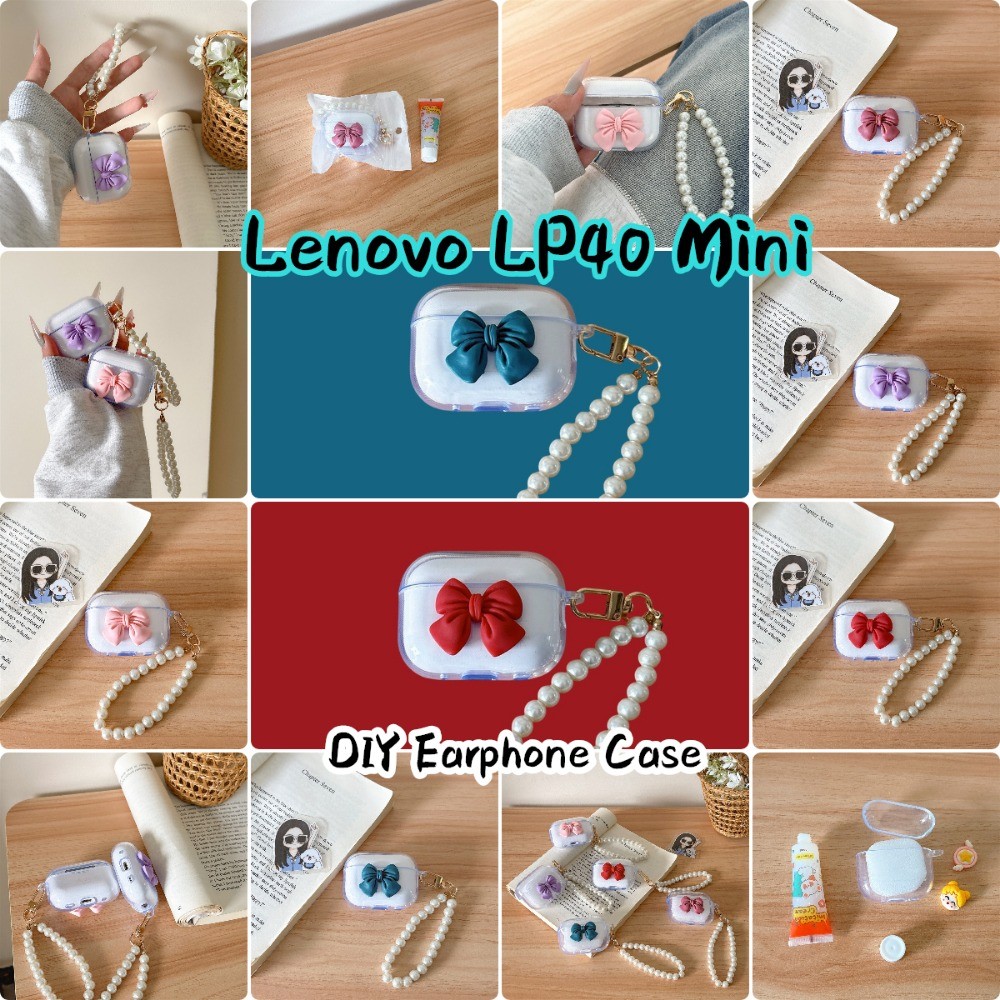 READY STOCK!นําไปใช้กับ Lenovo LP40 Mini เคส Case เคสหูฟัง คอลเลกชันน่ารัก ซิลิโคนนุ่ม เคส เคสหูฟัง 