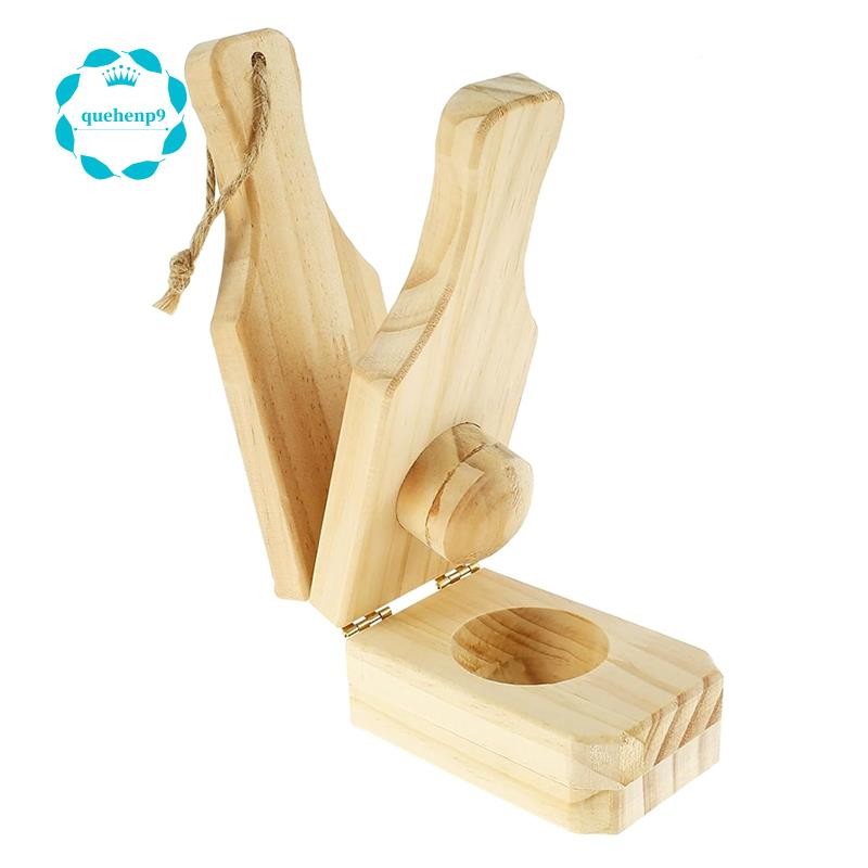 [quehenp9]Wood Tostonera Plantain Banana Smasher Maker Plantain Smasher Plantain Tostones พร้อมที่จั