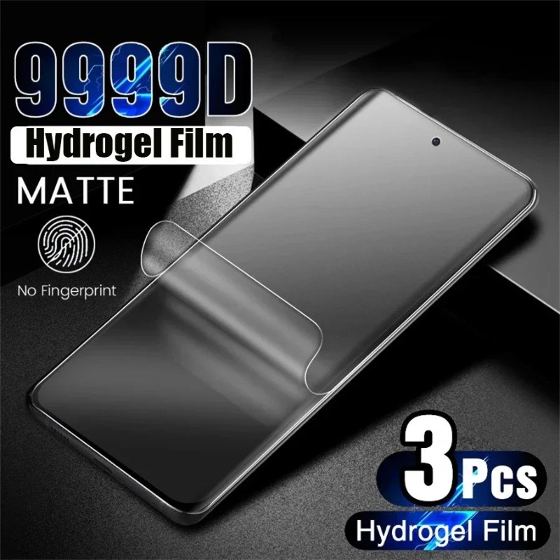 3 ชิ้นคลุมทั้งหมด Frosted Hydrogel ฟิล์มสําหรับ Infinix GT 30 Pro ระเบิด HD Clear Soft ฟิล์มสําหรับ Infinix GT20 GT10 Pro Matte ป้องกันหน้าจอด้านหน้า