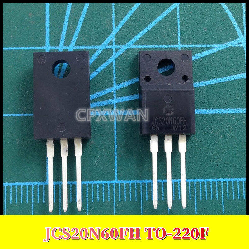 5pcs Original JCS20N60FH TO-220 JCS20N60F 20N60 TO220 20A/600V N-channel MOSFET ทรานซิสเตอร์ใหม่ Ori