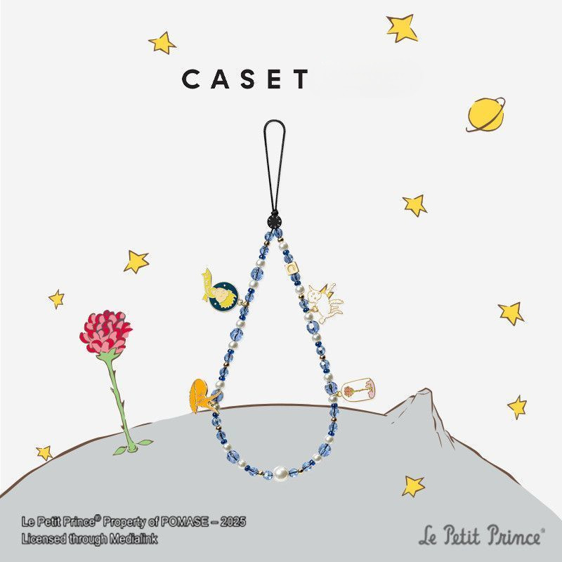 CASETi Co-Branded Le Petit Prince The Little Prince โทรศัพท์มือถือโซ่ข้อมือเคสโทรศัพท์เชือกเส้นเล็กแขวน