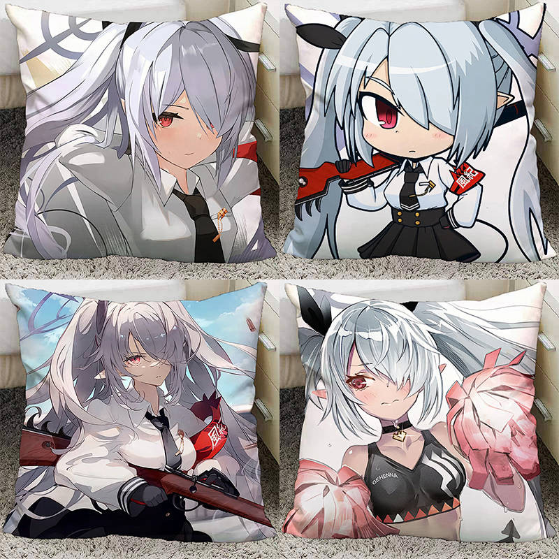 【Ready Stock】 Blue File Silver Mirror Yi Zhi Game Celebrity Peripheral Pillow Pillow Square Two-Dime