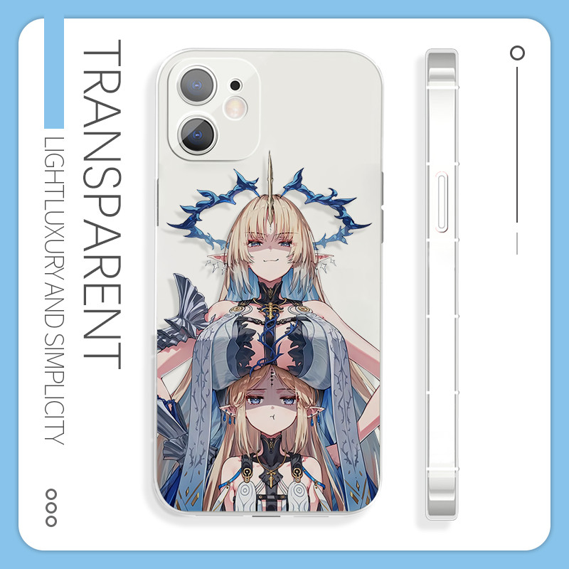 IPhone Case Wuthering Waves Cartthyia Ins Art TPU Case สําหรับ iPhone 11 12 13 14 15 16 Pro Max