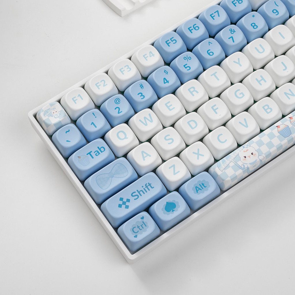 Alice Rabbit MOA Profile Dye-Sub PBT Keycap Set 143-Key