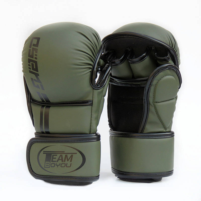 Half Finger Children Boxing Gloves MMA Professional Training Boxing Gloves Comprehensive Fighting Ad