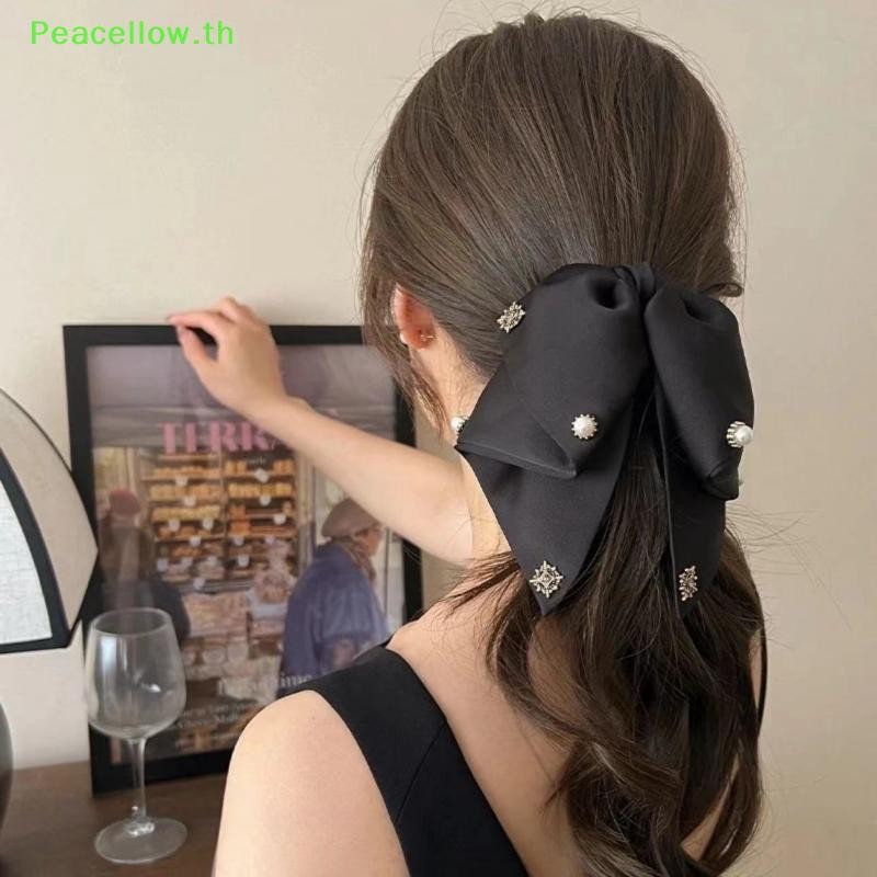 กิ๊บติดผมลายจุดโบว์สําหรับผู้หญิง สไตล์พรีเมียม 2025
