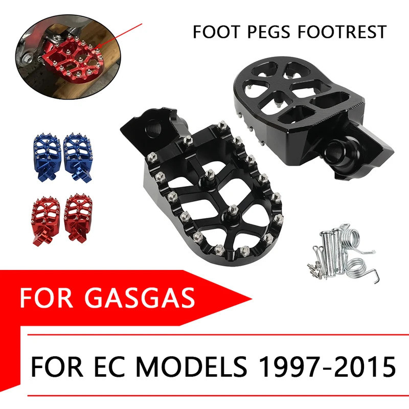 YL For EC 250 2004 Footpegs Footrests Foot Pedals For GasGas EC125 EC250 EC300 EC 125 250 300 EC50 E