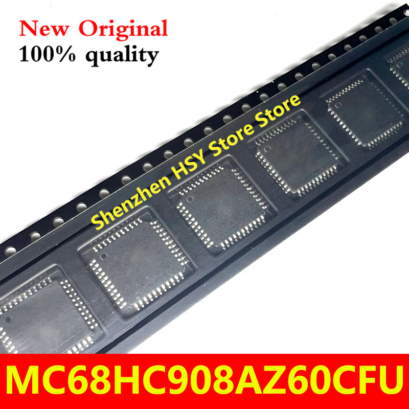 (1 ชิ้น) 100% ใหม่ MC68HC908AZ60CFU 2J74Y MC68HC908AZ60 QFP-64