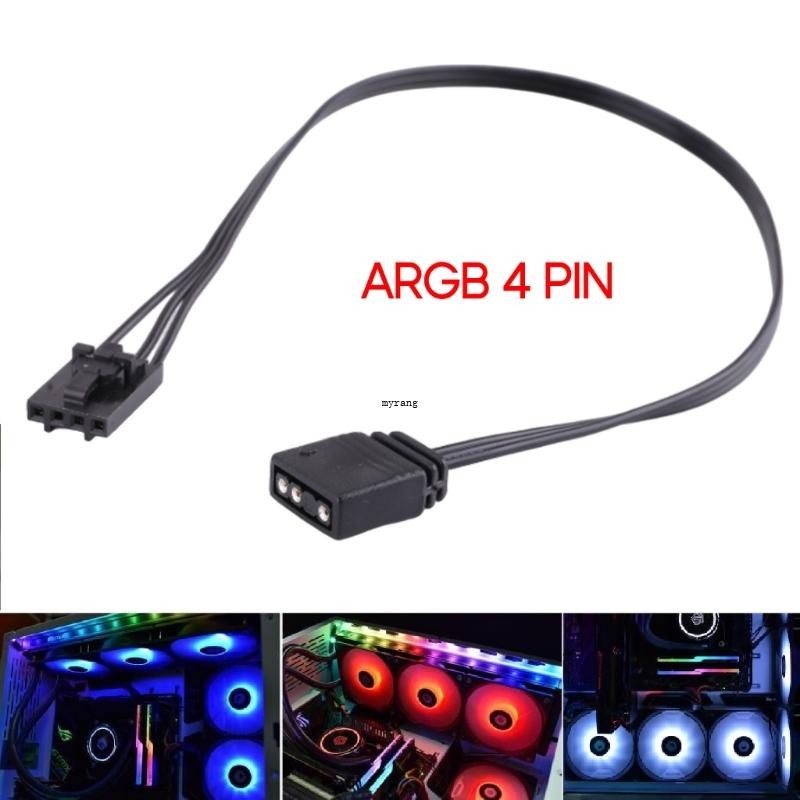 MG สําหรับสายอะแดปเตอร์คอนโทรลเลอร์เรือโจรสลัด QL- LL120 ICUE Sync- ARGB 4Pin Cable