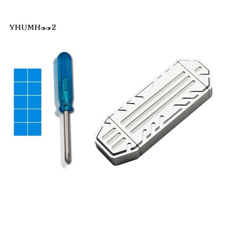 [yhumh002]M.2 NVME SSD เคสภายนอก USB 3.2 Gen2 10Gbps Type-A + Type-C M2 NVME กล่องอะแดปเตอร์รองรับ 2