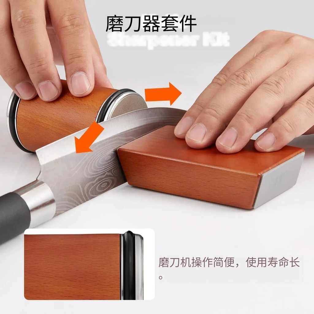 Hot Sale#Rolling Knife Sharpener Roller Grinding Wheel Knife Sharpener Roller Sharpening Stone Cylin