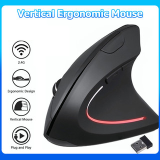 2.4G ไร้สายและชาร์จไฟได้เมาส์ Ergonomic เมาส์แนวตั้ง Optoelectronic เมาส์ Bluetooth