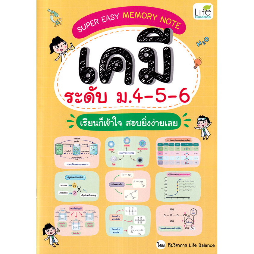 Se-ed (ซีเอ็ด) : หนังสือ Super Easy Memory Note เคมี ระดับ ม.4-5-6 เรียนก็เข้าใจ สอบยิ่งง่ายเลย