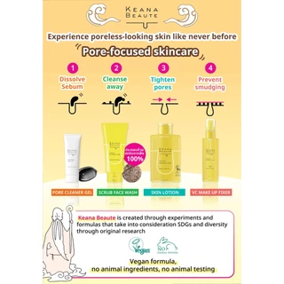 KEANA BEAUTE PORE CLEANER GEL 40 g / ผลิตภัณฑ์เจลทำความสะอาดผิวหน้า ให้ผิวเนียนลื่น