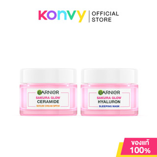 Garnier Set 2 Items Sakura White Day Cream SPF30 PA+++ 50ml …