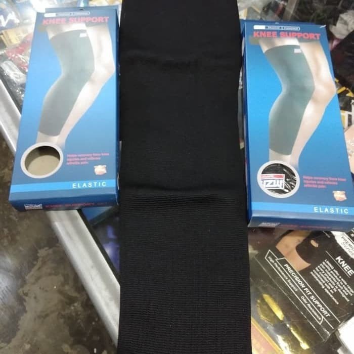 Mizuno Elastic Black Knee Long Support Size S-XL