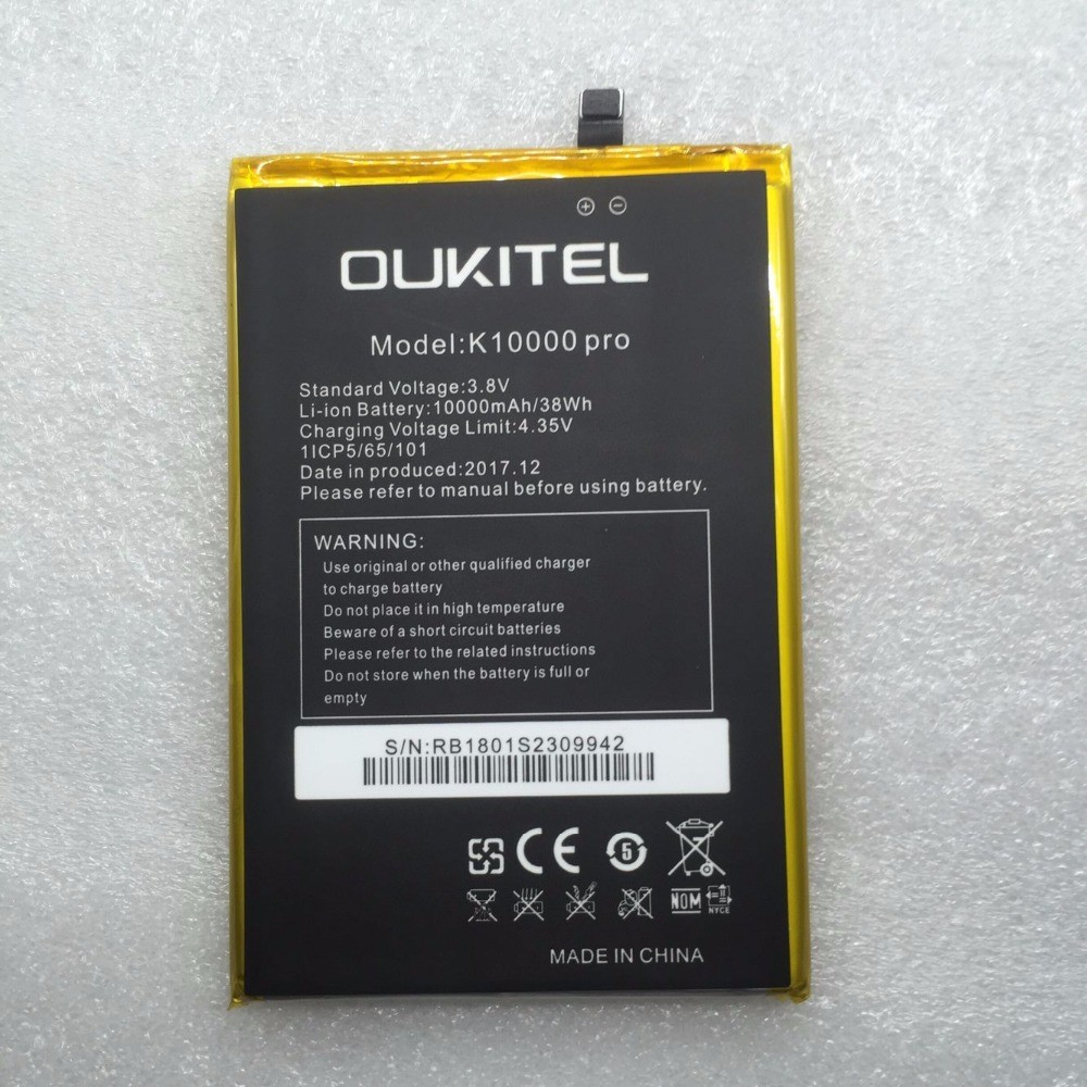เหมาะสําหรับ oukitel oukitel K10000 pro แบตเตอรี่ K6 K6000 pro K4000 U7 plus