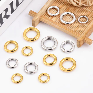 คลัสมetalขัดสแตนเลส 18K Gold เหมาะสำหรับ DIY สร้อยคอและสร้อยข้อมือ