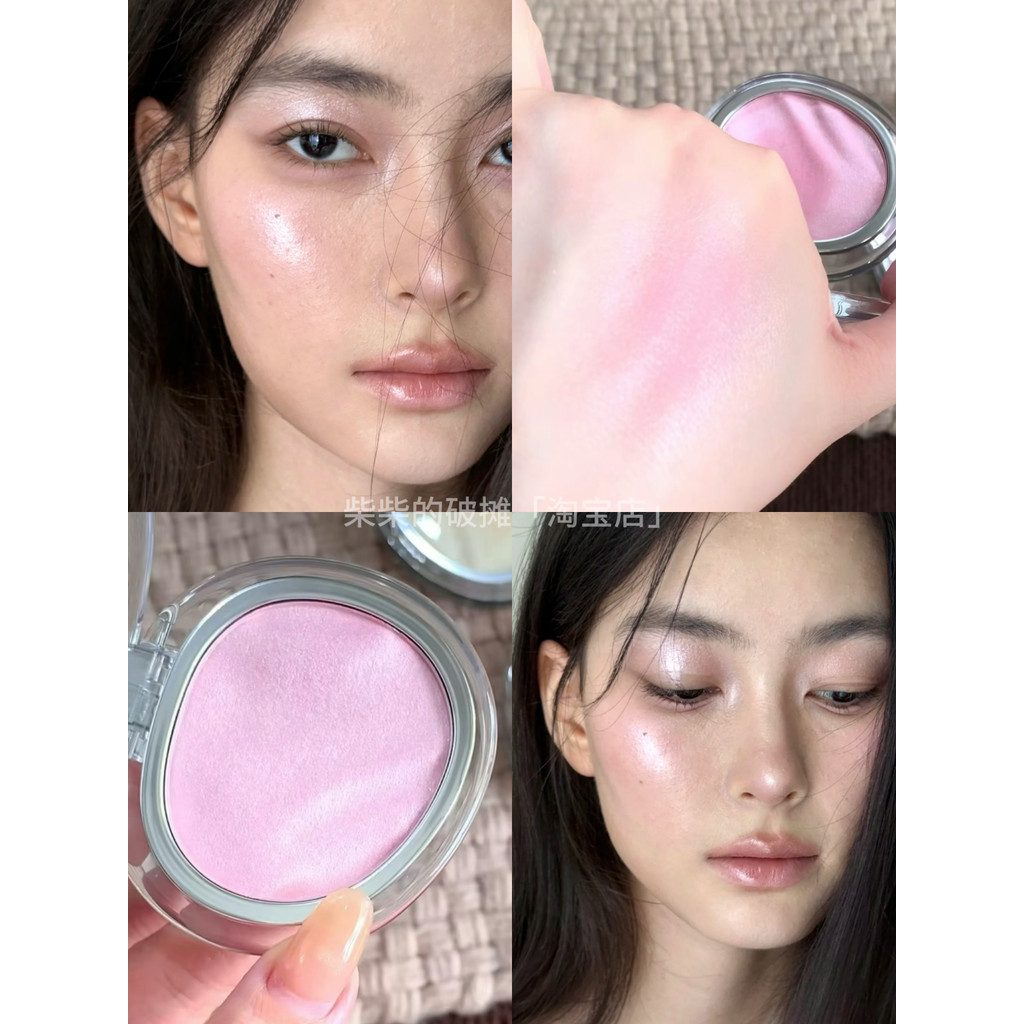 Joocyee Water Glow Blush Powder, โปร่งแสงโกลว์, ซอฟท์โกลว์, High gloss