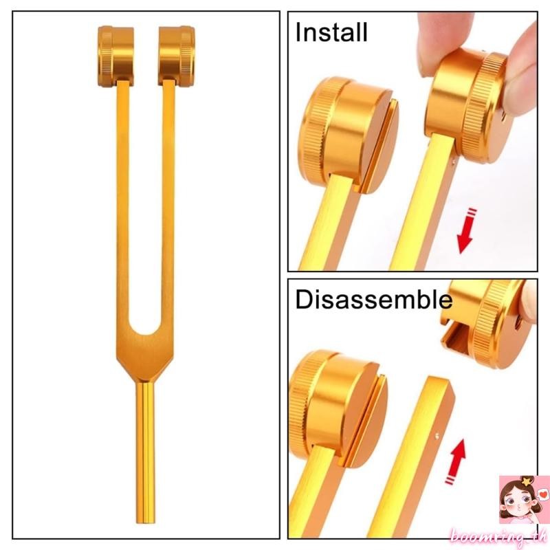 Boom Tuning Fork 128Hz Body Tuning Fork สําหรับ Sound Healing Therapy เครื่องมือวินิจฉัย