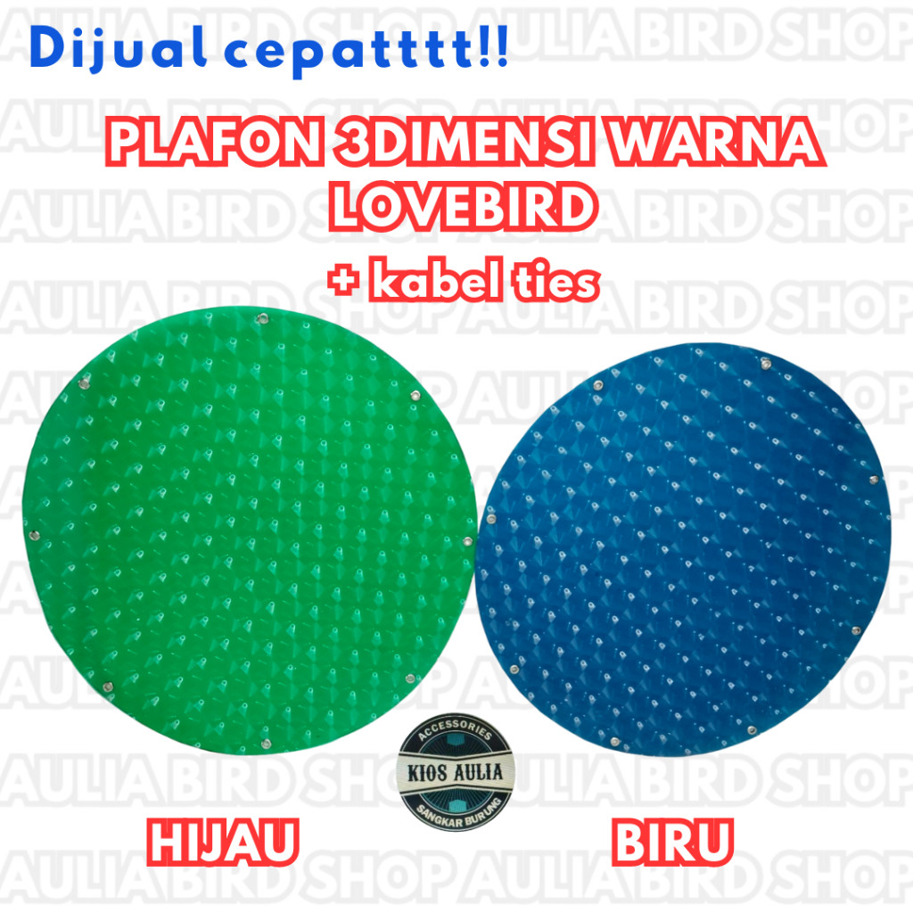 FAST 3D สี MICA CEILING 3DIMENSION ROOF LOVEBIRD CAGE