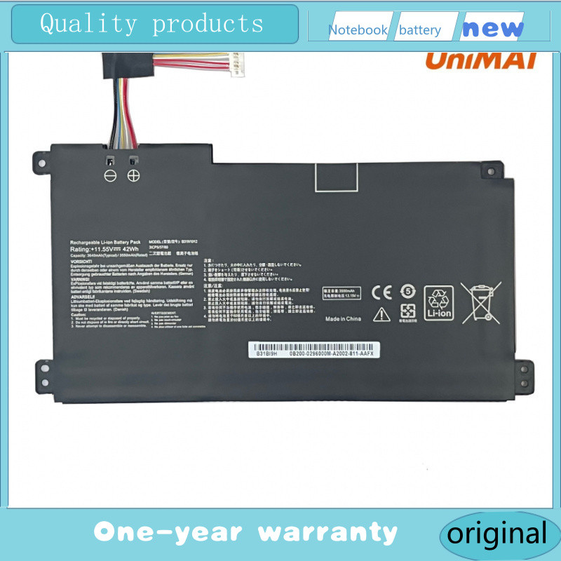 B31N1912  ASUS รุ่น B31N1912 C31N1912 แบตแท้ ASUS L410MA E410M E410MA E510M E510MA11.55V 42Wh 3640mA