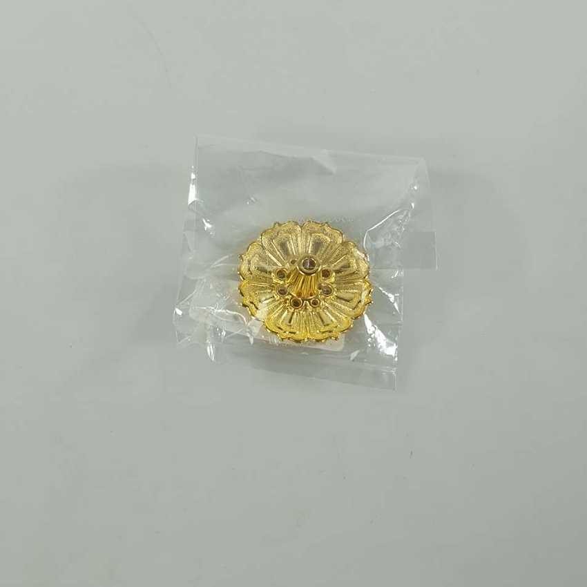 JKMLLM XIJIANG ที่วางธูปดอกบัวเดี่ยว 9 หลุมโลหะผสมสังกะสี - XJ-9A