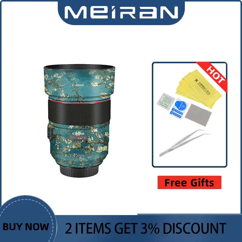 เลนส์กล้องตกแต่ง Anti-Scratch สําหรับ Canon EF85 มม.F1.4 85F1.4 เลนส์กล้องเลนส์ป้องกันฟิล์ม
