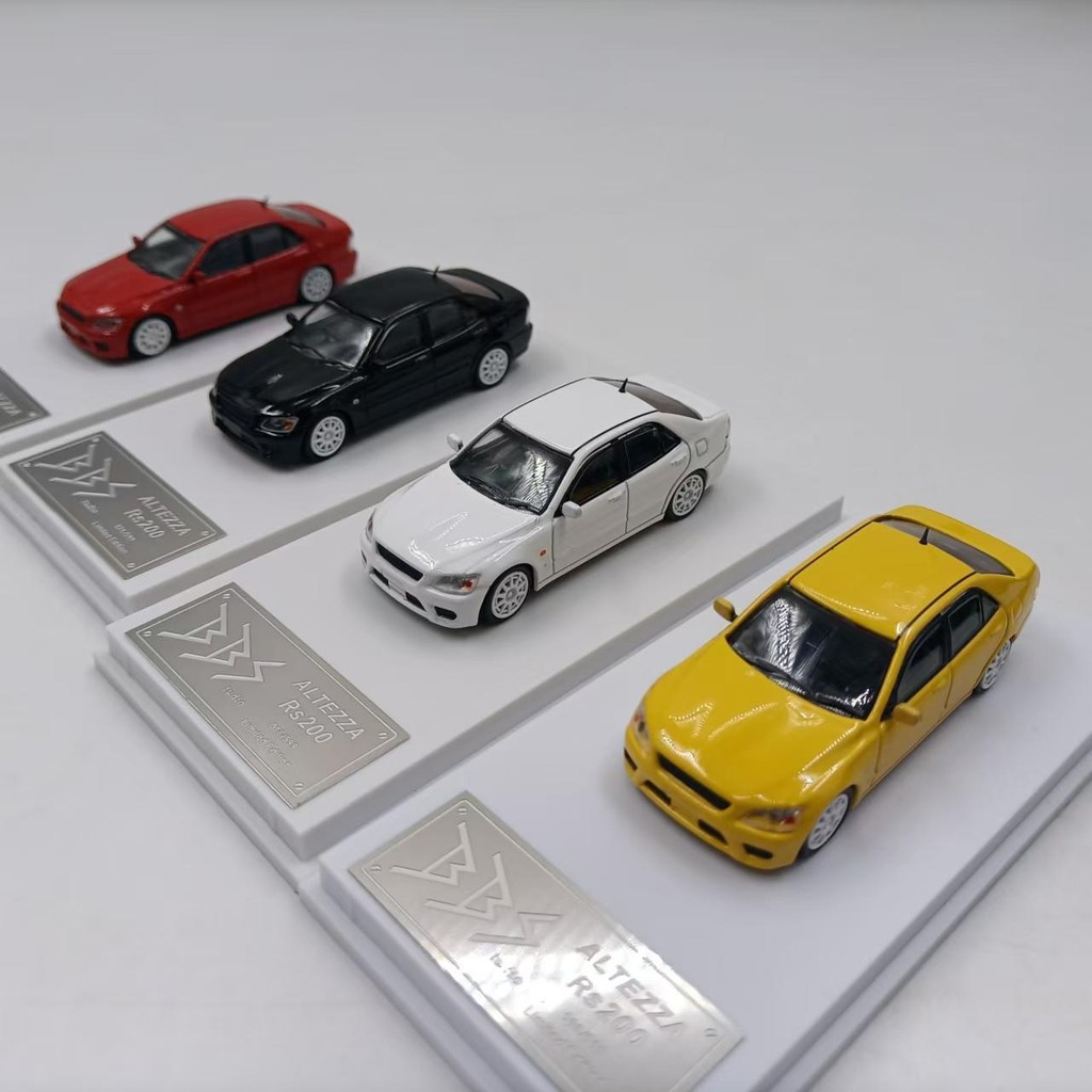 1: 64 BBS Toyota ALTEZZA Rs200 จําลองรถรุ่นยี่ห้อใหม่ผลิตภัณฑ์สําเร็จรูปคอลเลกชันเครื่องประดับ