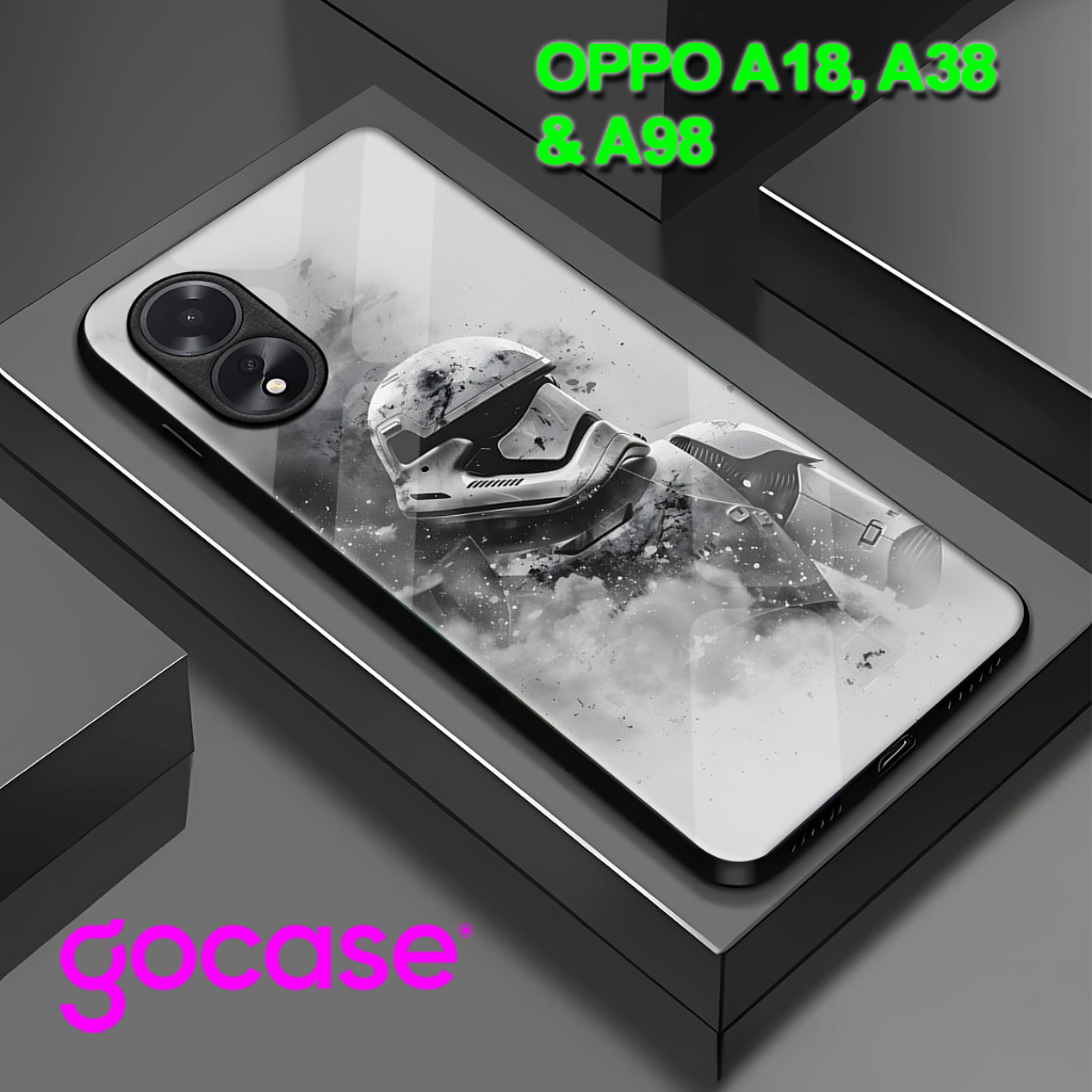 HP (KL 2) GLOSSY สําหรับ OPPO A18 l A38 l A98 l อะนิเมะ motif กรณี l บทคัดย่อ l น่ารัก l Gamers l RO