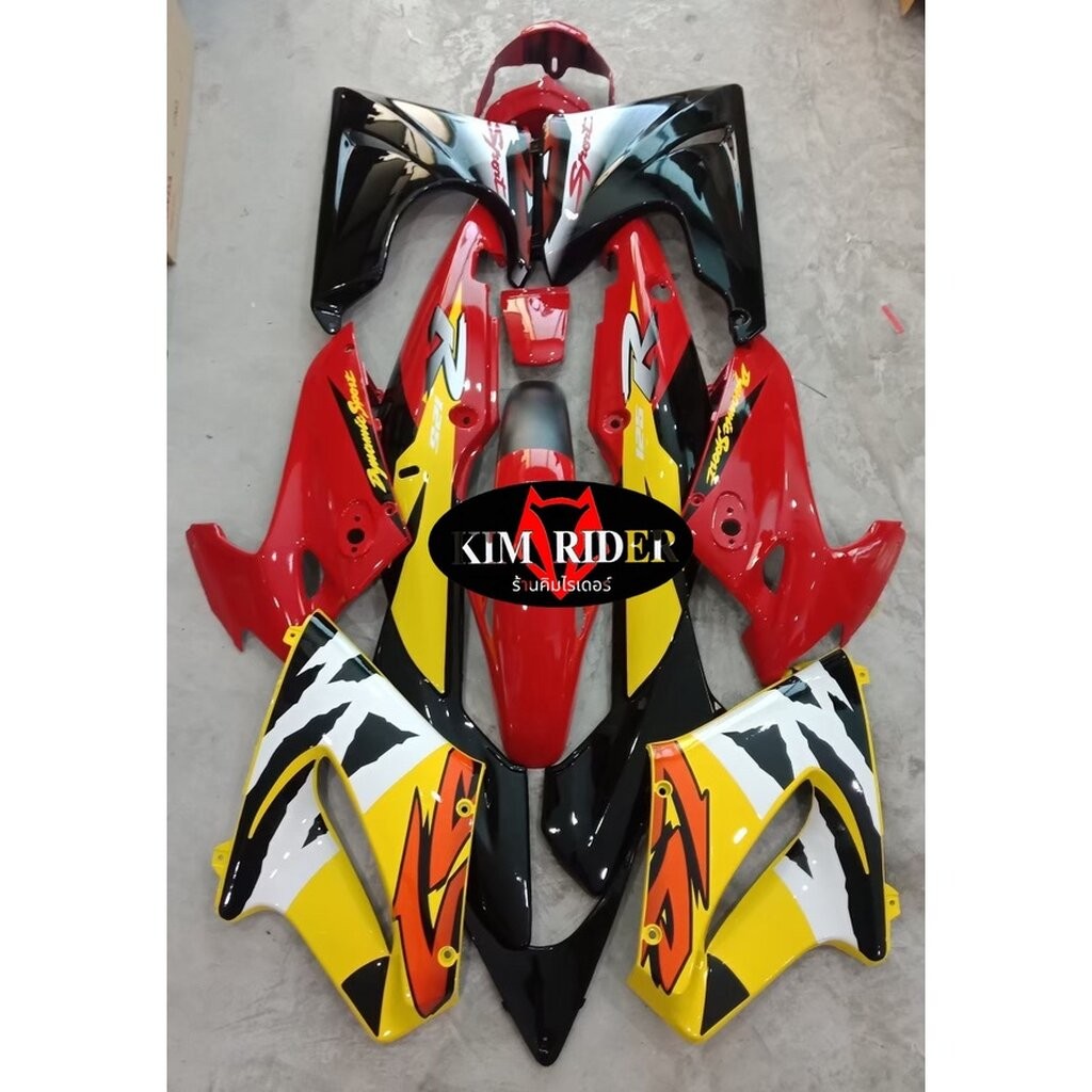 ชุดสี เฟรม LS 125 ตัวใหม่ แอลเอส 125 ครบสีทั้งคัน 12 ชิ้น รถปี 1994 ABS แท้ พร้อมติดลาย รับประกันสิน