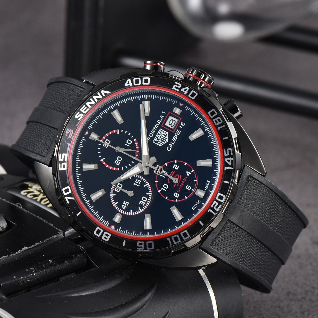 TAG Howard * Seine Joint F1 Series Watch Quartz Movement Black Case Fashion Trend Wrist Watch Rui Wa