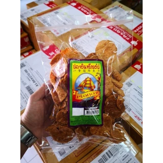 กินเพลิน✨ปลาอินทรีย์กรอบ 130 กรัม ปลากรอบแผ่น กรอบทรงเครื่อง อร่อย เข้มเต็มรส