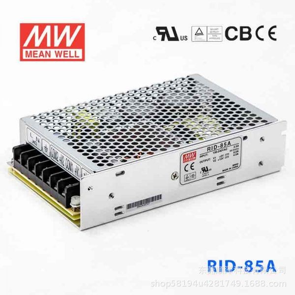 MED-85A/85B MEAN WELL RID-85W Dual-Circuit Isolation Type Switching Power Supply 5V124V เปลี่ยน NED-