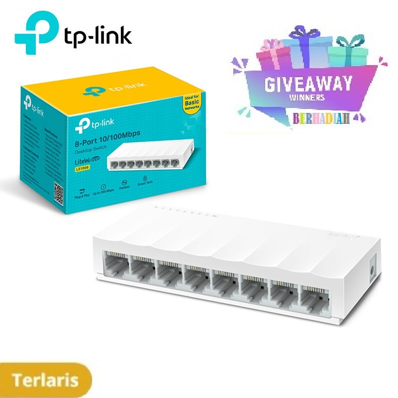 TPLink LS1008 Switch HUB 8 Port 10/100 TP-Link LS-1008 N4