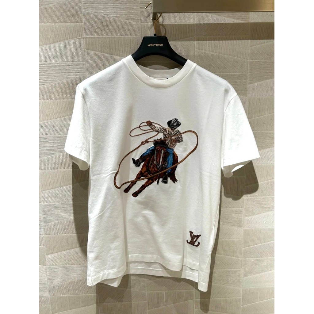 Fei Dong Xiu สไตล์เวสเทิร์น เสื้อแขนสั้น DENIM คุณภาพสูง