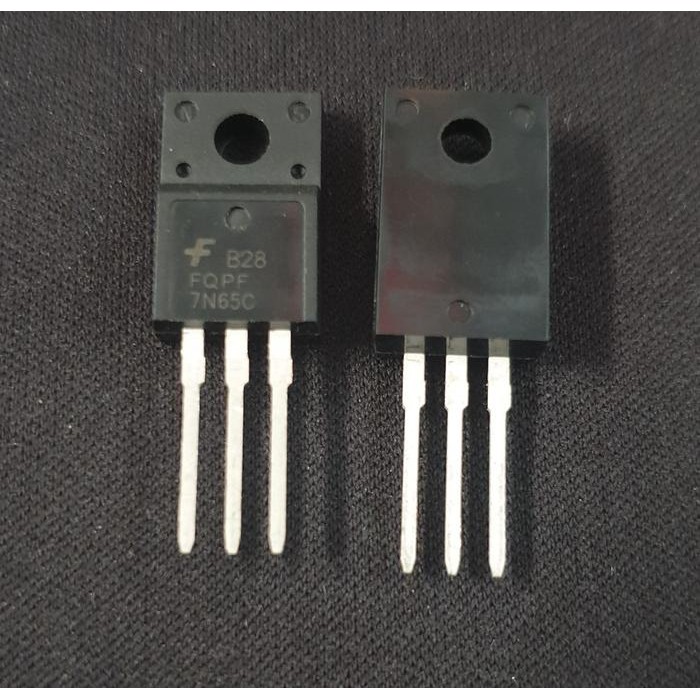 SPaRePaRt ทรานซิสเตอร์ Mosfet FQPF 7N65C N-channel 650V 7A 1.4Ohm TO-220F